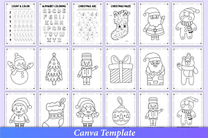 Christmas Activity Book For Kids