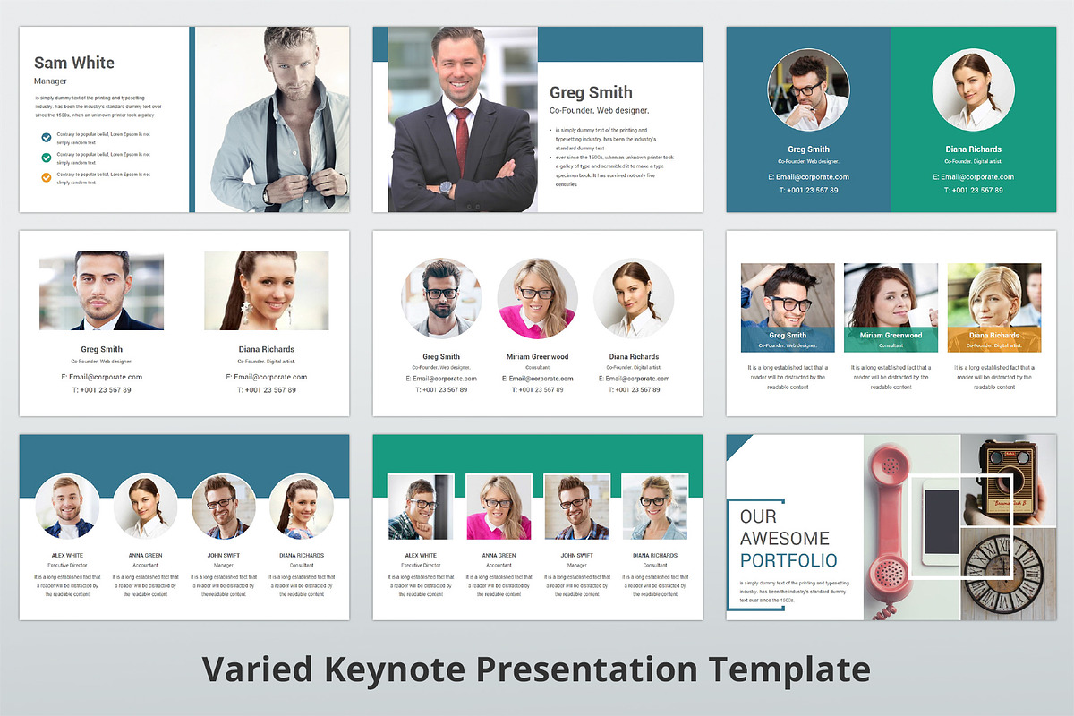 Varied Keynote Template, a Presentation Template by GraphicStan (Photo 7 of 26)