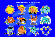 Suspicious Space: illustrations set, an Illustration by marmarina (Thumbnail 2 of 10)