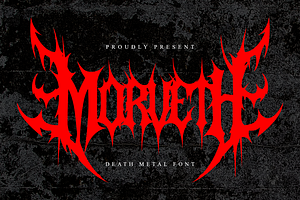 Morveth | Death Metal Font