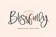 Blissfully | Modern Script Font, a Script Font by KA Designs (Thumbnail 1 of 16)