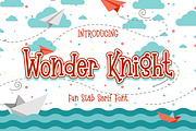 Wonder Knight - Fun Slab  Serif Font, a Slab Serif Font by Almarkhatype (Thumbnail 1 of 10)