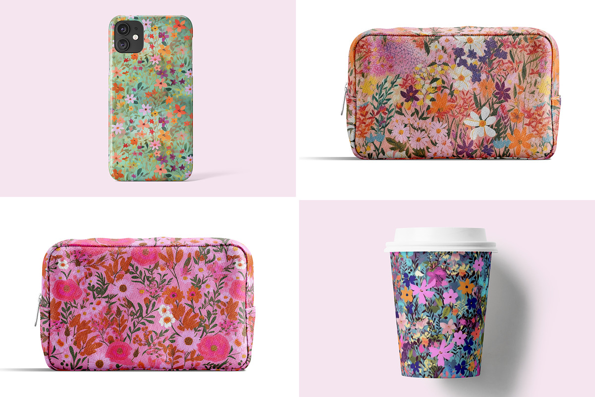 Fairy Ditsy Floral Patterns, a Pattern Graphic by Ninterints (Photo 6 of 19)