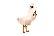 Cute Musical Geese Clipart Set, an Animal Illustration by the_myro (Thumbnail 5 of 12)