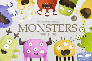 CARTOON MONSTER CHARACTERS