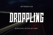 Droppling - Font, a Serif Font by artchiles_design (Thumbnail 1 of 5)