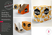 Retail Shelf Box 20 Packaging Mockup, a Packaging Mockup by INCDesign (Thumbnail 5 of 6)
