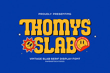 Thomys Slab | Vintage Slab Serif