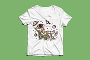 Set of outer space elements, an Animal Illustration by gunaonedesign (Thumbnail 4 of 6)