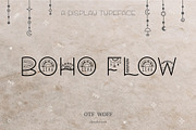 Boho Flow font and symbols, a Sans Serif Font by DearLetters (Thumbnail 1 of 11)