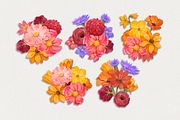 Watercolor Floral Collection, a Decorative Illustration by Moon House Shop (Thumbnail 3 of 6)