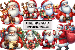 Christmas Santa, an Illustration by Design Market