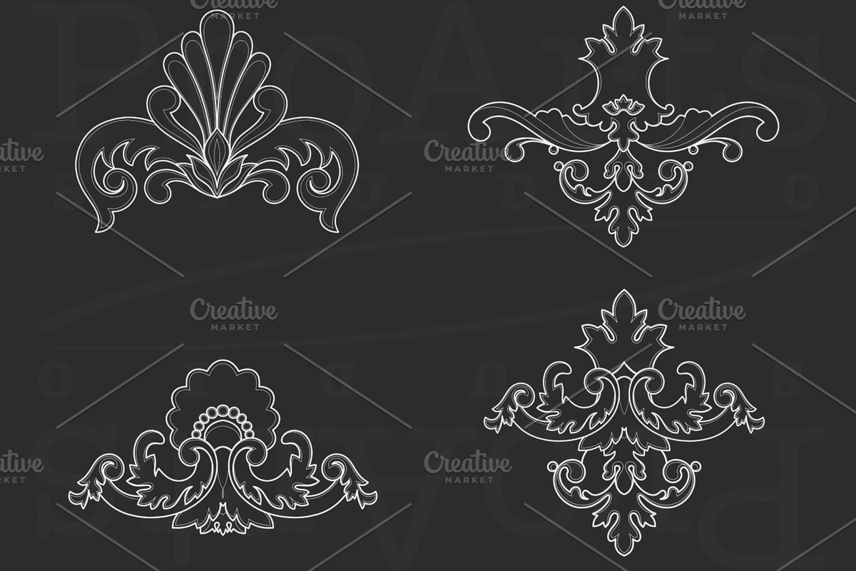 Filigree Procreate Brushset - Stamp, a Brush Add-On by Lucrumplus (Photo 2 of 5)