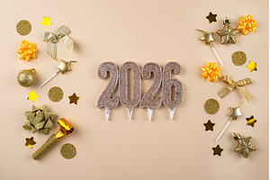 New year background with golden, a Holiday Photo by Yulia Furman