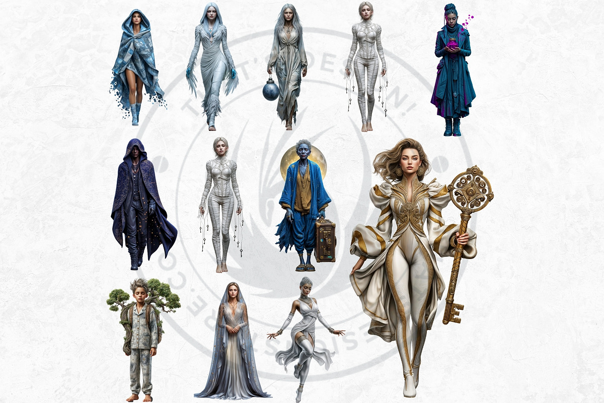 Dream Drifters Surreal Cliparts, a Person Illustration by ThatsDesignArt (Photo 14 of 15)