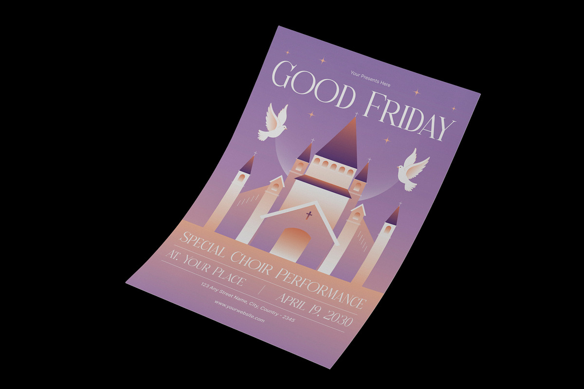 Good Friday Flyer, a Flyer Template by Neermana (Photo 2 of 4)