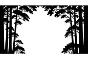Forest Frame Silhouette SVG Bundle, an Illustration by jahid234 (Thumbnail 25 of 51)
