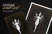 Cancer Zodiac Wall Art, a Person Illustration by Vasya Kobelev (Thumbnail 1 of 7)