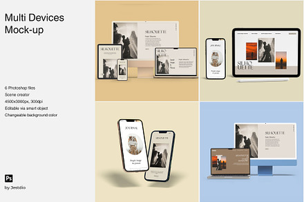 Multi Device Mock-up Scene Creator, a Mac Mockup by Jestdio