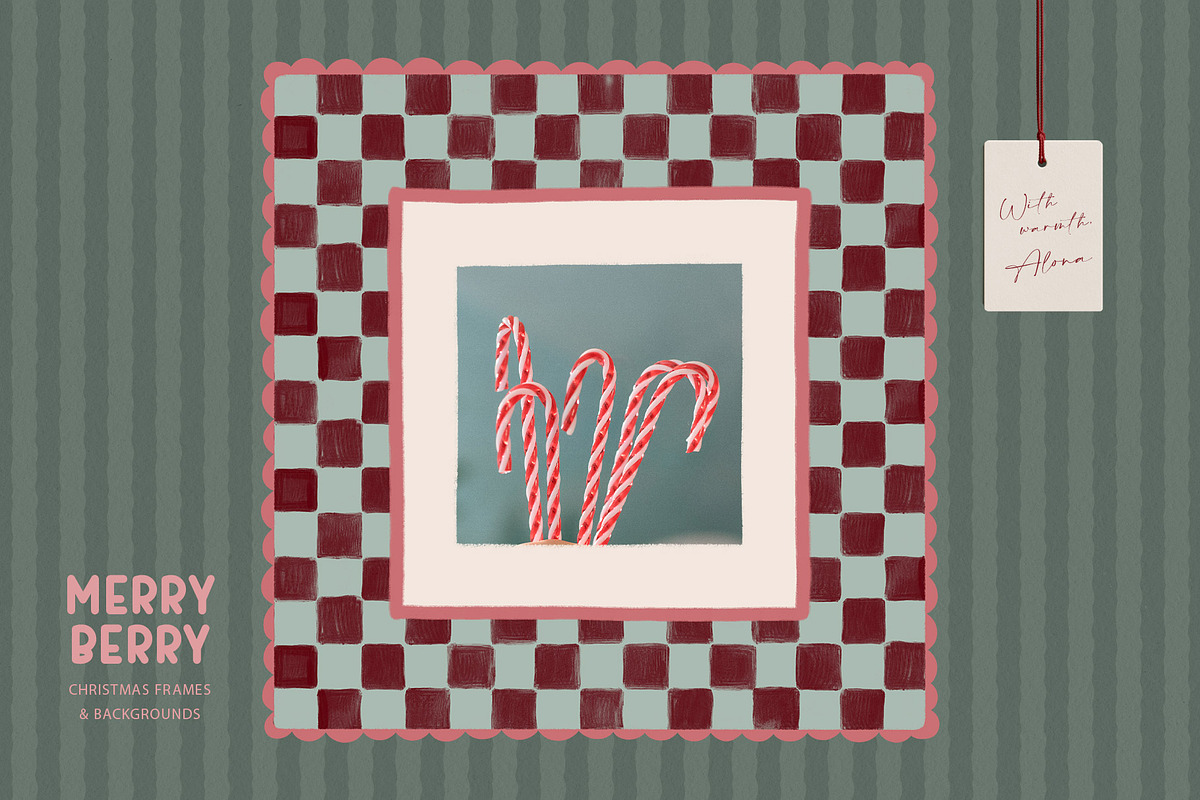 MerryBerry Christmas Frames & Papers, an Object Graphic by alonahaidash (Photo 15 of 15)
