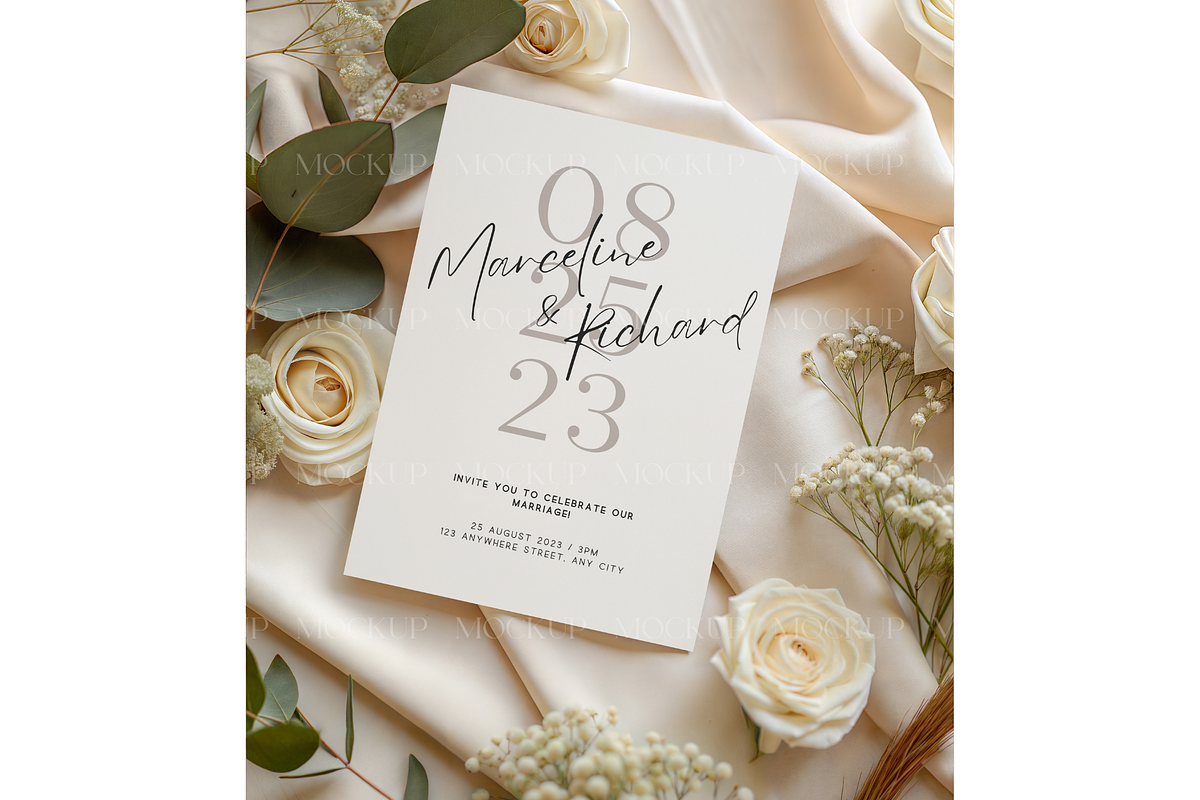 Wooden Tray Invitation Mockup, a Mockup by MockupWizard (Photo 3 of 3)