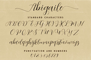 Abigaile Script Font