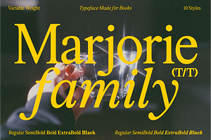 Marjorie Variable Serif + Italics
