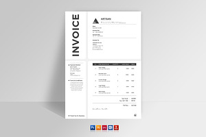 Invoice Template, a Stationery Template by artisanHR