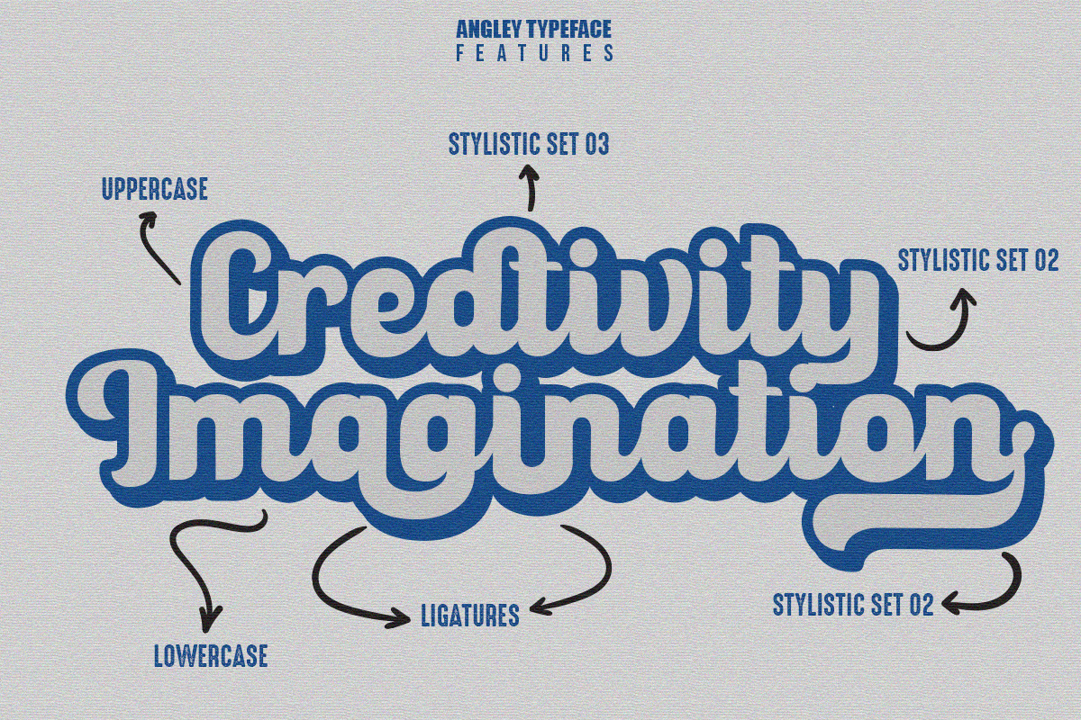 Angley - Bold Script, a Script Font by Letter Fresh (Photo 10 of 17)
