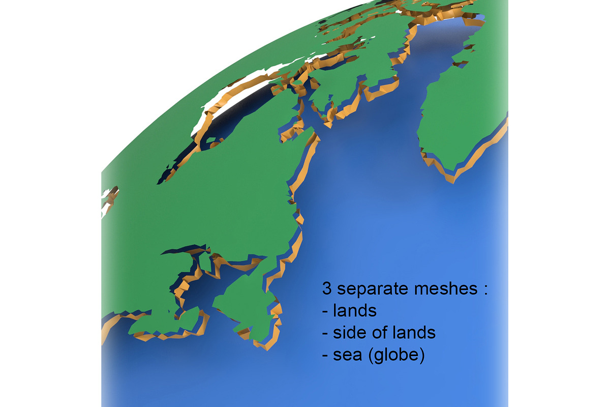 Earth detailed design 3D model, an Environmental 3D Model by CGTech (Photo 19 of 24)