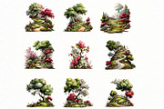 Whimsical spring landscape Clipart, an Illustration by Designworld (Thumbnail 4 of 7)