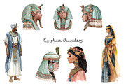 Watercolor Egypt clipart 60 PNG, an Education Illustration by Art and Funny (Thumbnail 3 of 5)