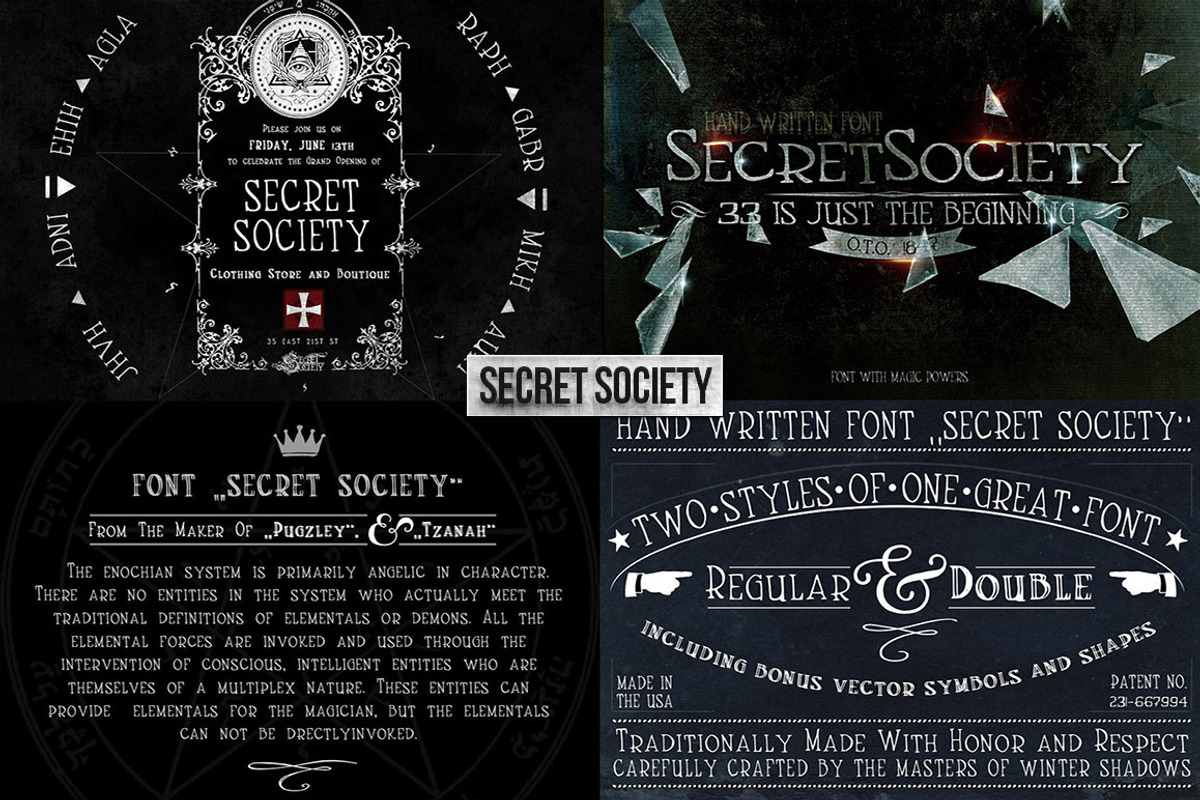 7 Handmade Fonts Bundle
