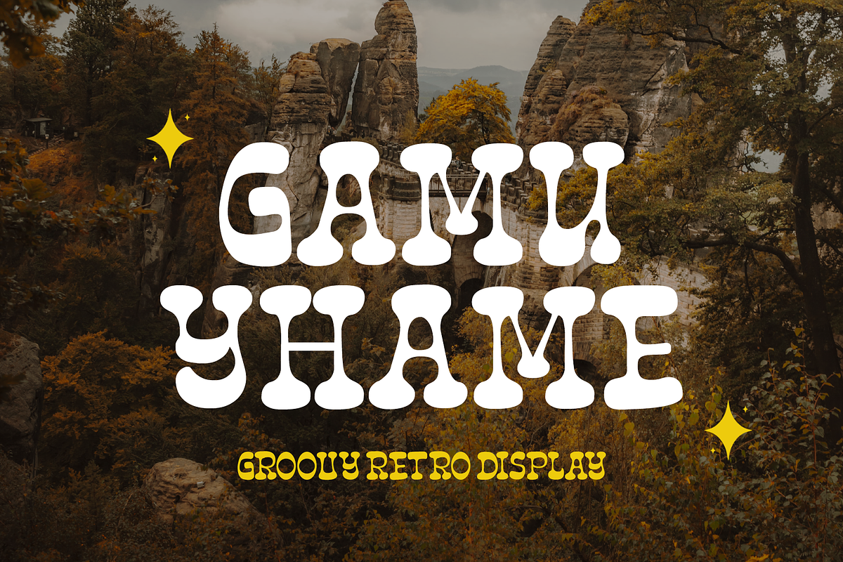 Gamu Yhame, a Font by Authentic Studio (Photo 1 of 7)