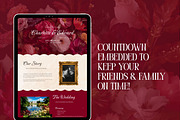 Floral Squarespace Wedding Website, a Squarespace Template by Sofia Designs (Thumbnail 6 of 6)