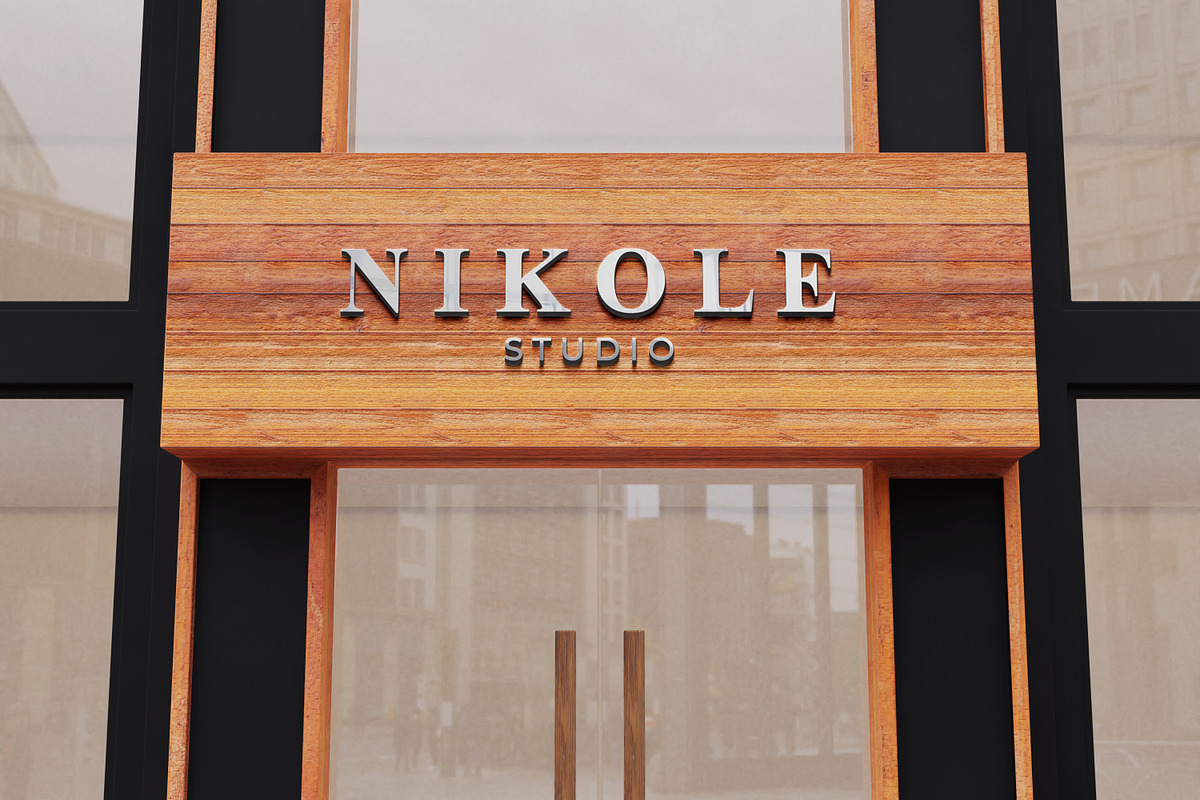 Realistic 3D Sign Logo Mockup, a Mockup by aalfndi (Photo 10 of 13)