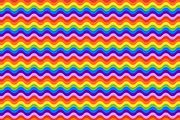 Seamless Rainbow Wave Pattern, a Pattern Graphic by Queen of Infographics (Thumbnail 2 of 2)