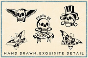 Ultimate Retro Tattoo Collection, an Animal Illustration by Piddix Archives (Thumbnail 3 of 21)