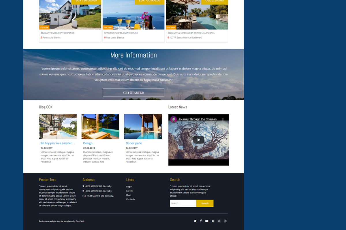 Crimea - Real Estate Template, a HTML Template by Ordasoft (Photo 3 of 4)