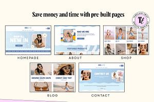 Ecommerce Squarespace Template 7.1