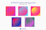 Plaid Gradient Backgrounds, a Background Graphic by Youandigraphics (Thumbnail 10 of 14)