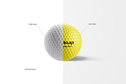 Golf Ball Mockup, a Product Mockup by Mockupdaddy (Thumbnail 3 of 14)