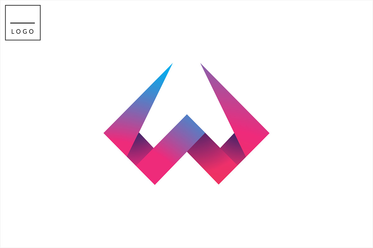 Letter W Logo, a Branding & Logo Template by exe design (Photo 2 of 2)
