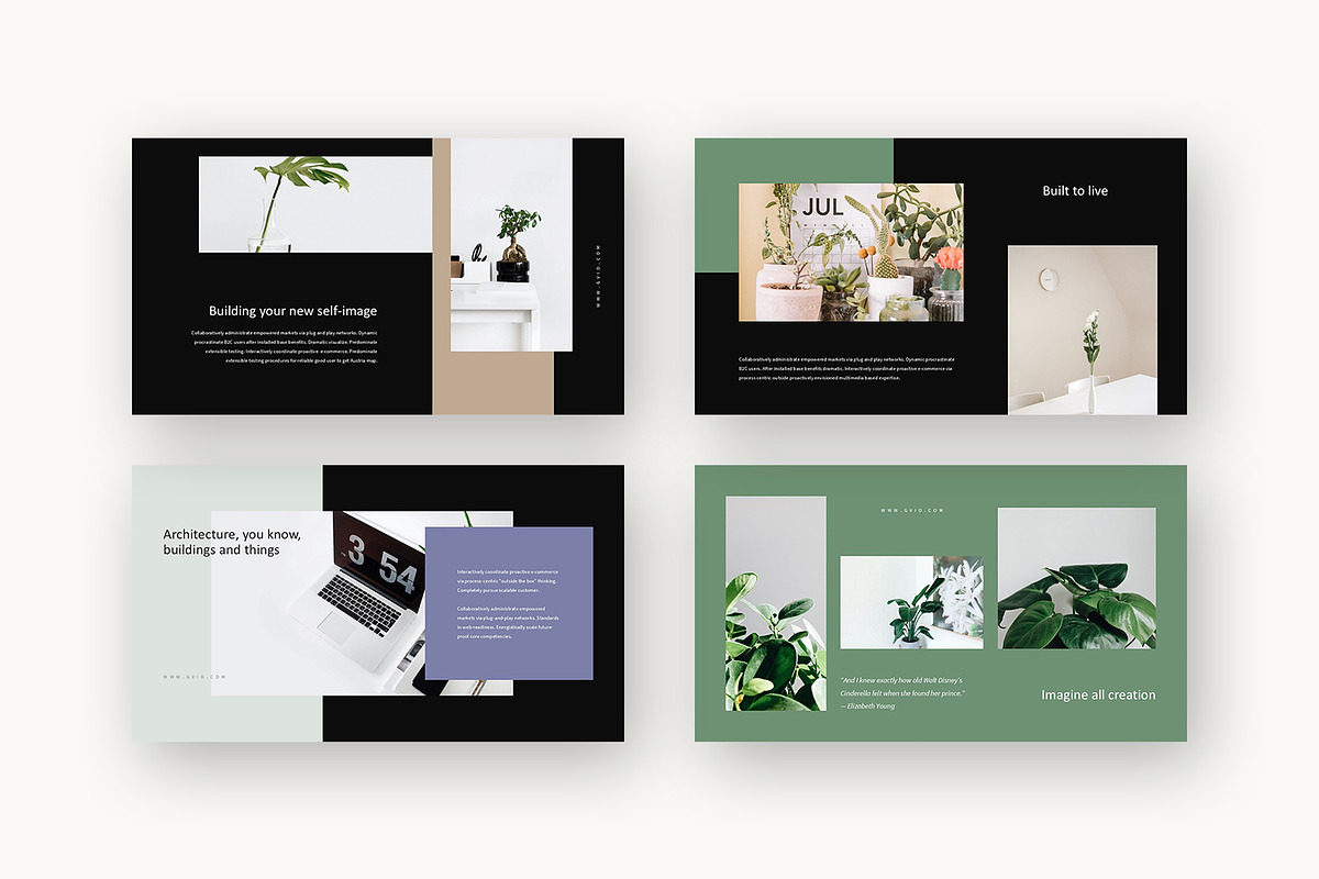 Gvio : Botanical Bliss Google Slides, a Presentation Template by Punkl Camp (Photo 10 of 16)