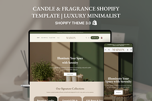 Maison Solea Candle Shopify Theme, a Shopify Template by AtelierDuVow