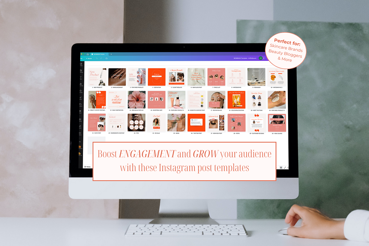 Mombasa Beauty Social Media Template, a Social Media Template by Artfullyours (Photo 2 of 11)