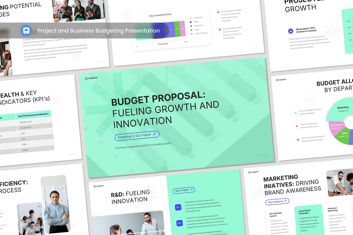 Project & Business Budgeting Keynote, a Presentation Template by Antstheme (Photo 1 of 2)