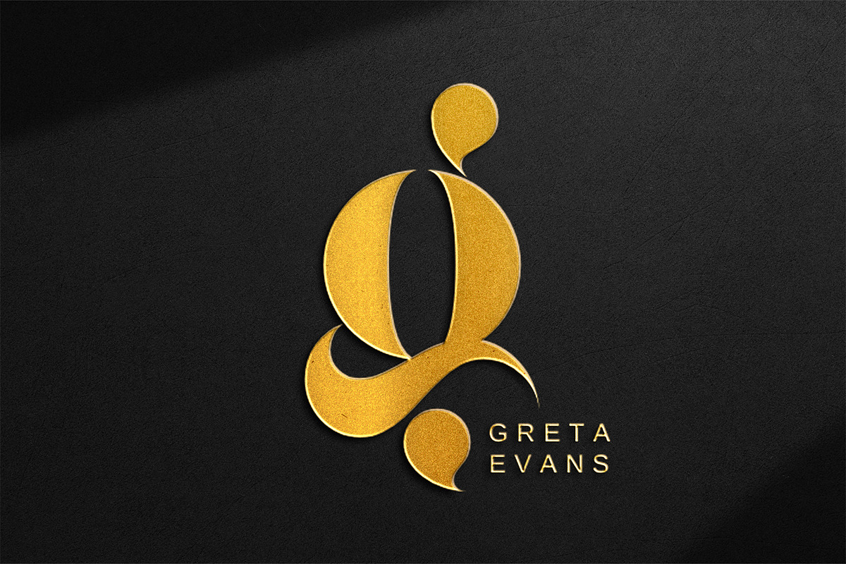 Gold Logo Mockup, a Product Mockup by mockarts