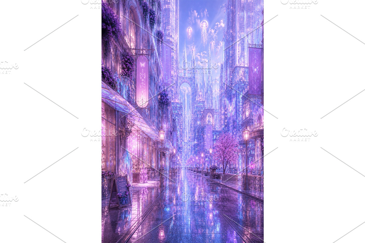 Fantasy city Illustration, an Architecture Photo by Victoria Obscure (Photo 2 of 2)