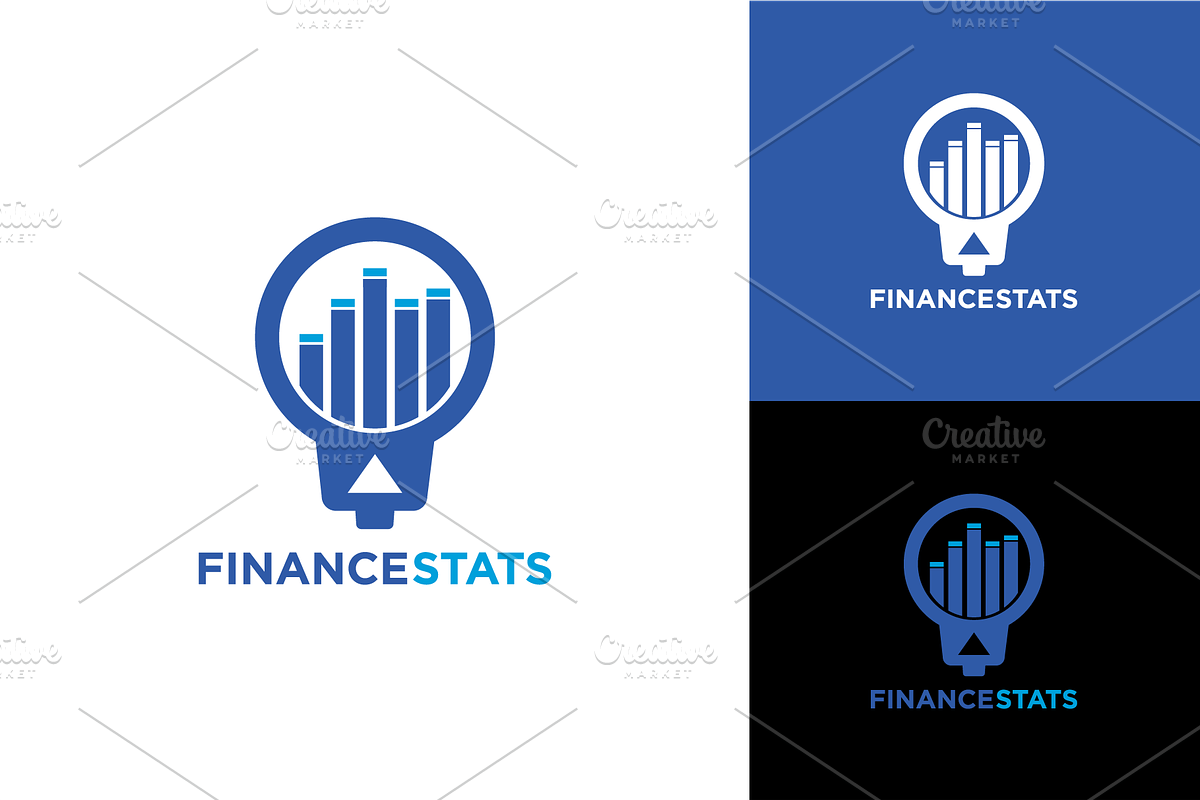 Finance Stats Logo, a Branding & Logo Template by zaqilogo